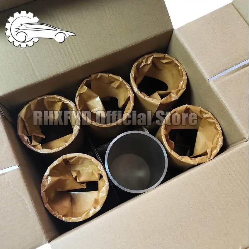 6PCS TD42 TD42-T 11012-06J00 Engine Cylinder Liner Sleeves For Nissan STD
