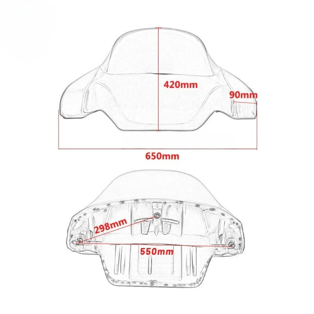 Мотоциклетная обертка вокруг спинки для Harley Tour Pack Touring 2014-2020, аксессуар для багажника