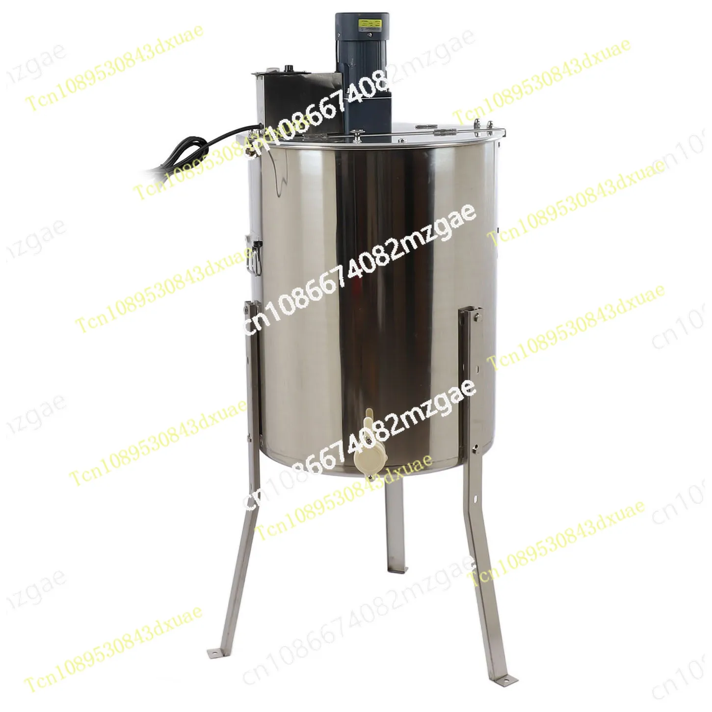 Electric honey shaker, all stainless steel 4-frame thickened 304 bee separator, honey bucket, export quality bee tool