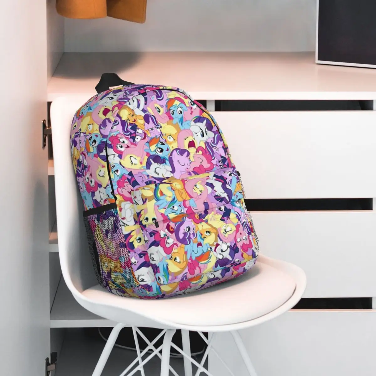 Mähne sieben Chaos neue Mode hohe Kapazität wasserdichten College-Rucksack trend ige Laptop Reisebuch Tasche 15 Zoll