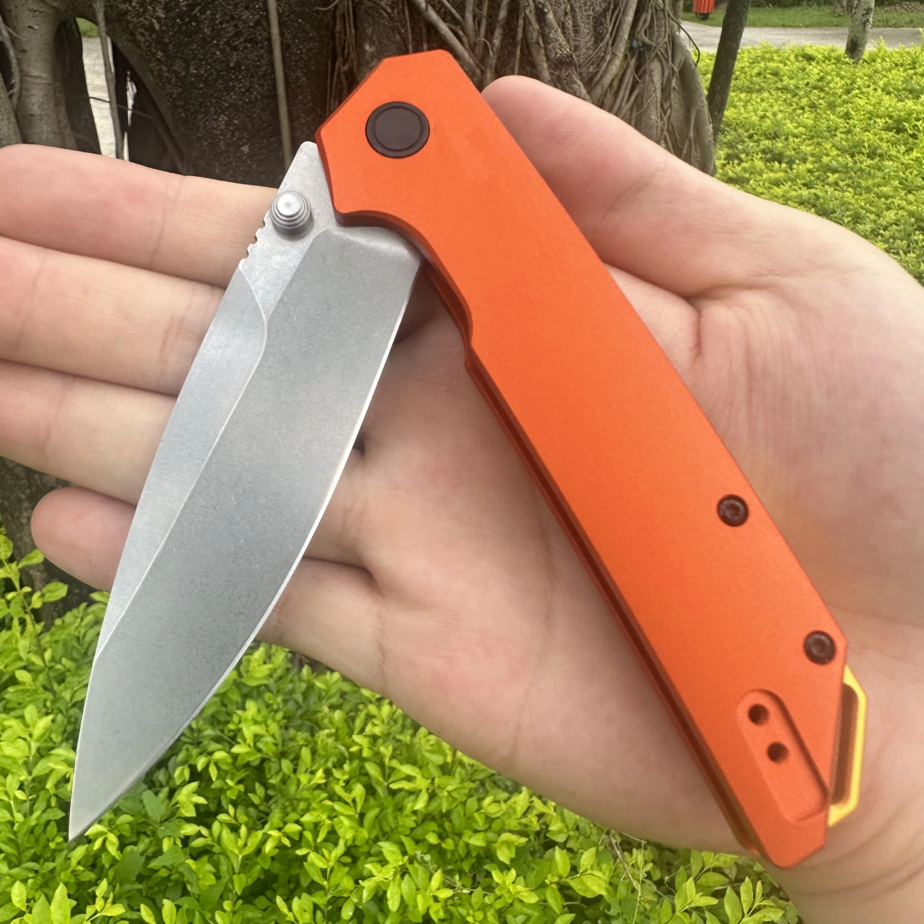 Steel Rose Premium KS2038 Folding Knife S60V Blade Aluminum Handle Super Sharp Smooth Ball Bearing Portable Outdoor EDC Knife