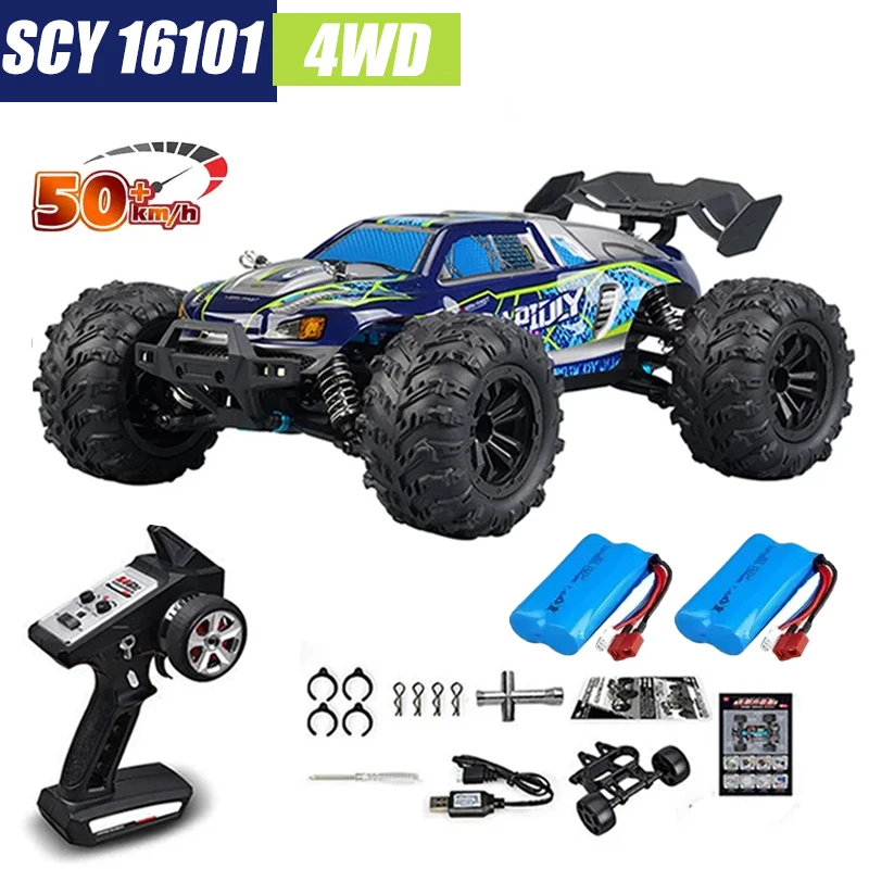 MJX VS RC Car SCY 16101 16102 PRO 4WD 70Km/h 1/16 High Speed Drift Monster Off-road Remote Control Vehicle Electric Crawler image 3