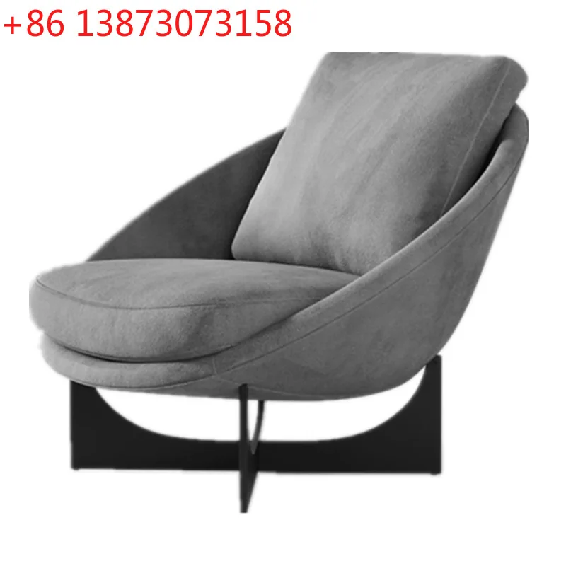 

Leisure single sofa chair designer Italian light luxury modern simple model room to negotiate minimalist tiger chair