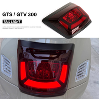 For Vespa GTS 300 GTV 300 GTS300 GTV300 2023 2024 LED Tail Brake Light Red Smoke Lens Rear License Lamp Daytime Running Signal