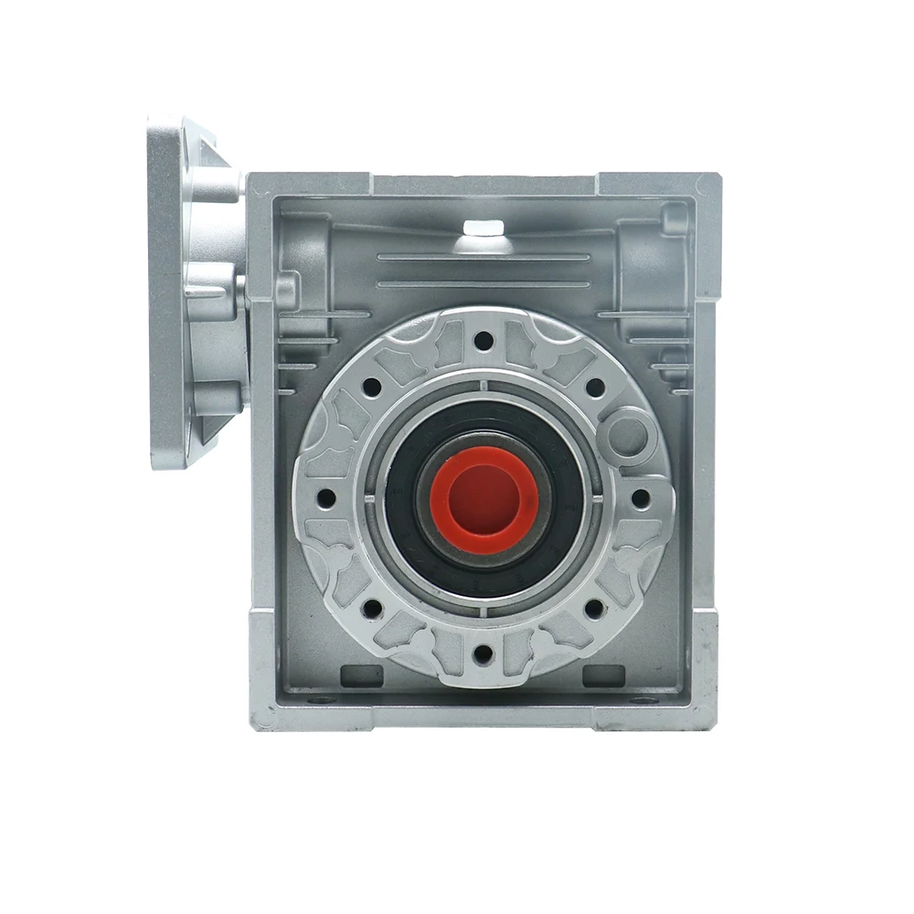 Reductor de turbina HLTNC RV075 Diámetro 19 24 28 mm Potencia del motor 0,55 0,75 1,1 1,5 2,2 3 4kw reductor de velocidad helicoidal para motor paso a paso