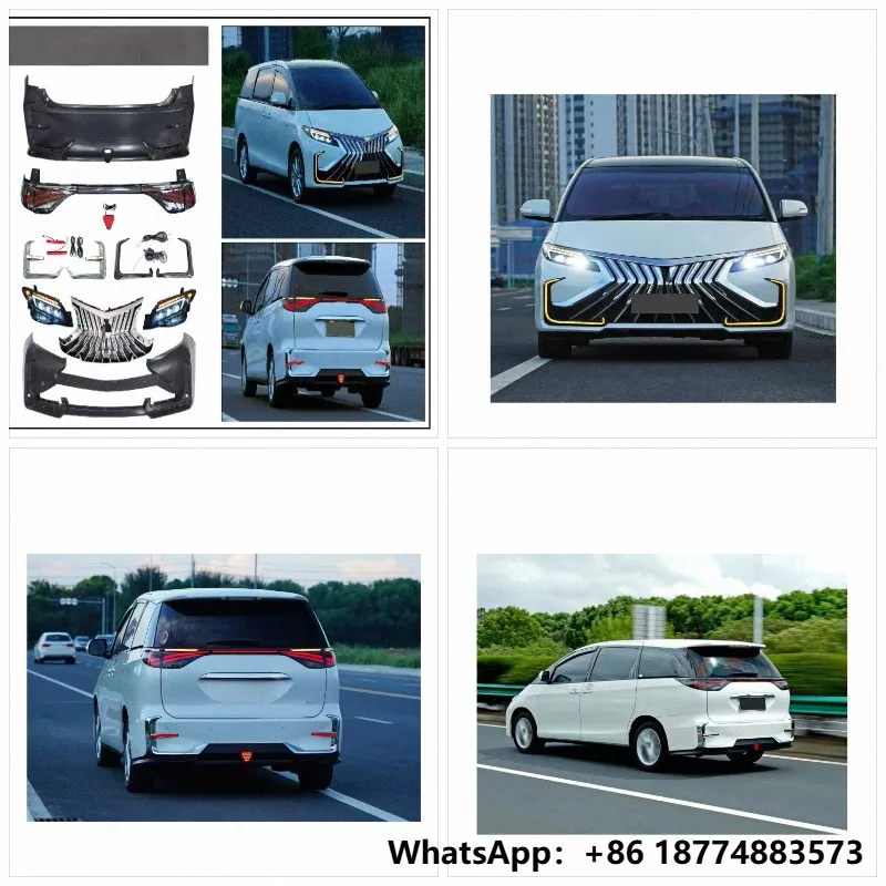 High Quality Auto Tuning Facelift Bodykit Bumper Headlights Taillamps for   Previa Estima