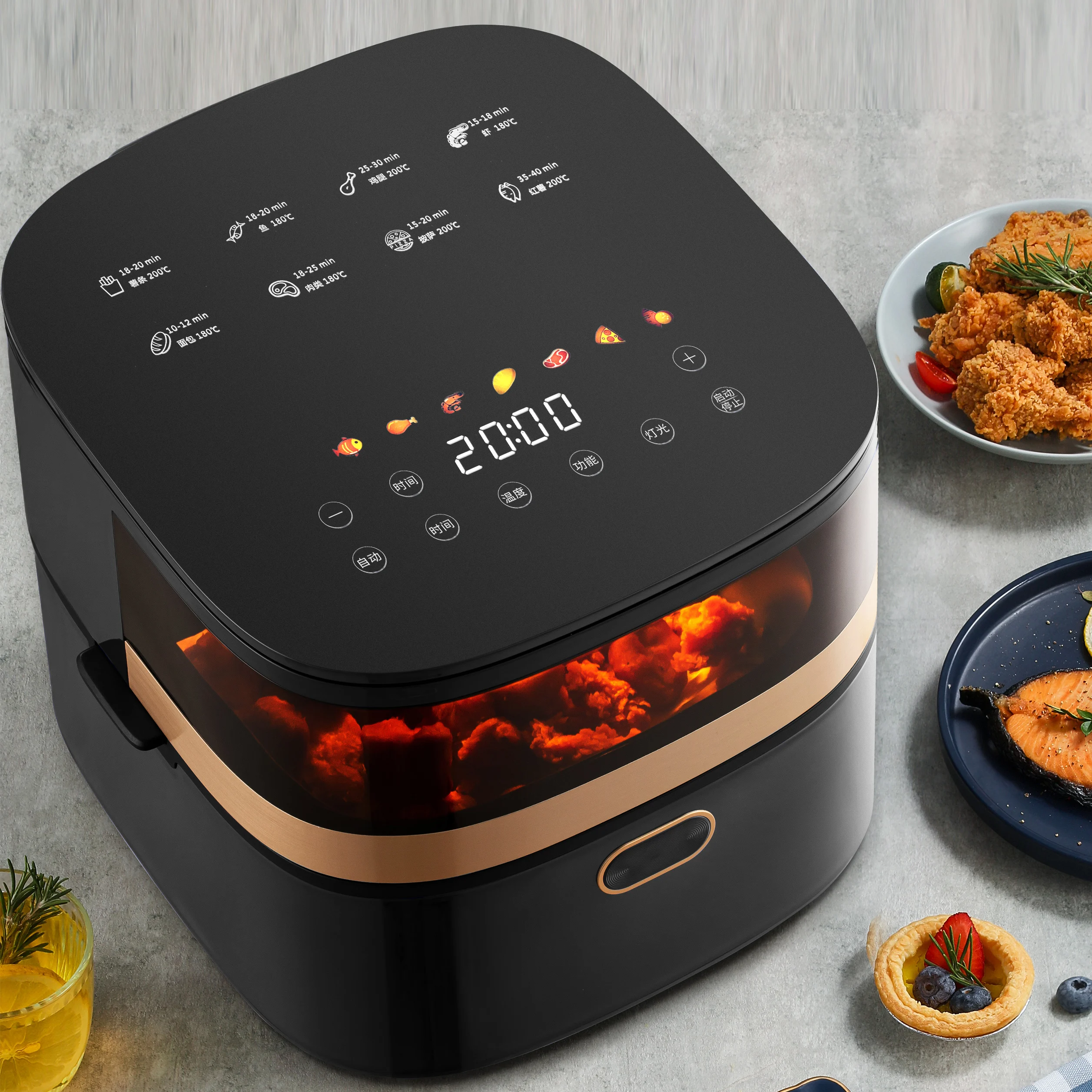 

Electric Oil Free 7.5L Detachable Basket Kitchen Appliances Air Fryer Deep Hot Cooking Oil Less Air Frier fryer