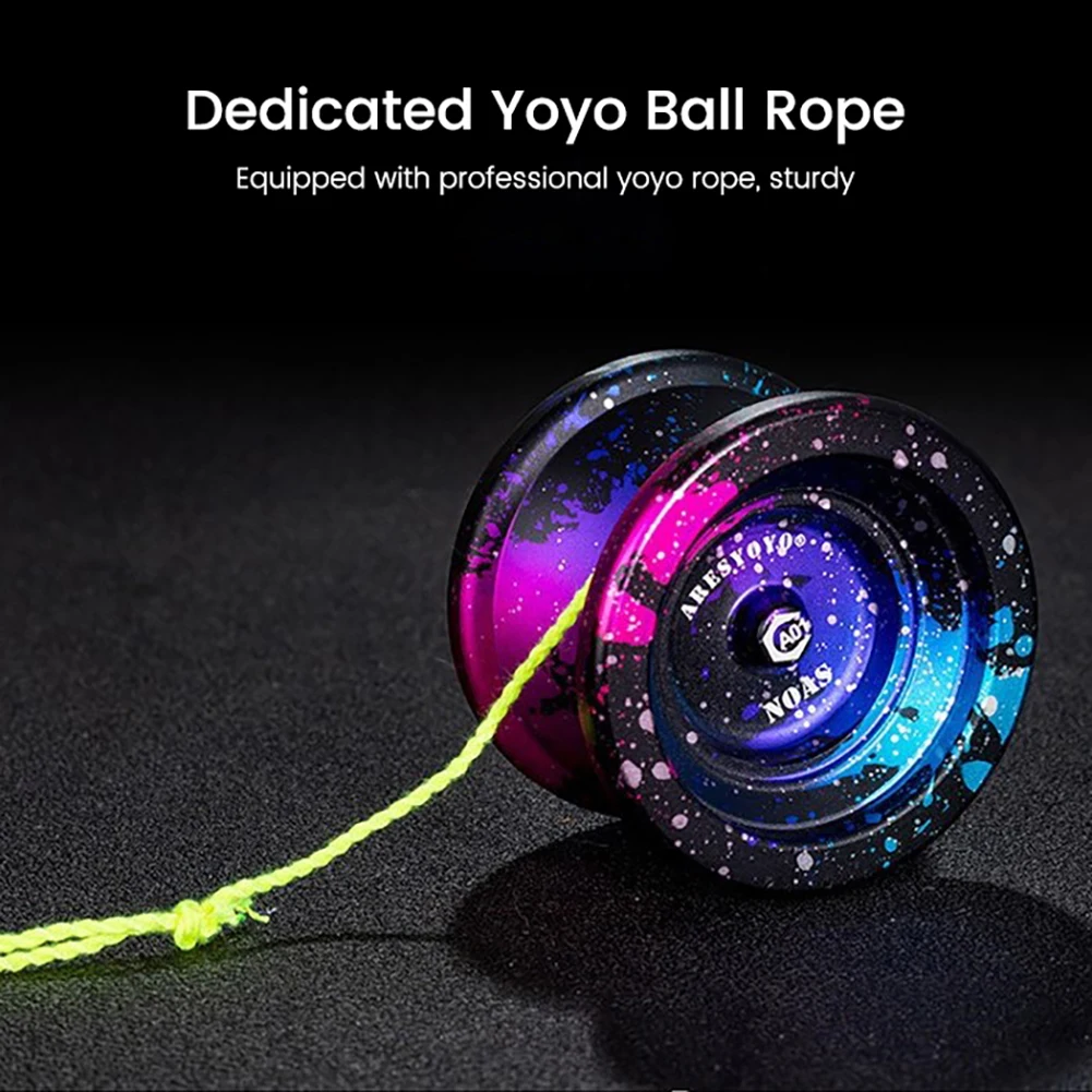 Metal Yoyo Aluminum Alloy Competition Butterfly Shape Yoyo Educational Toys For Boys Girls Beginners Birthday Gifts