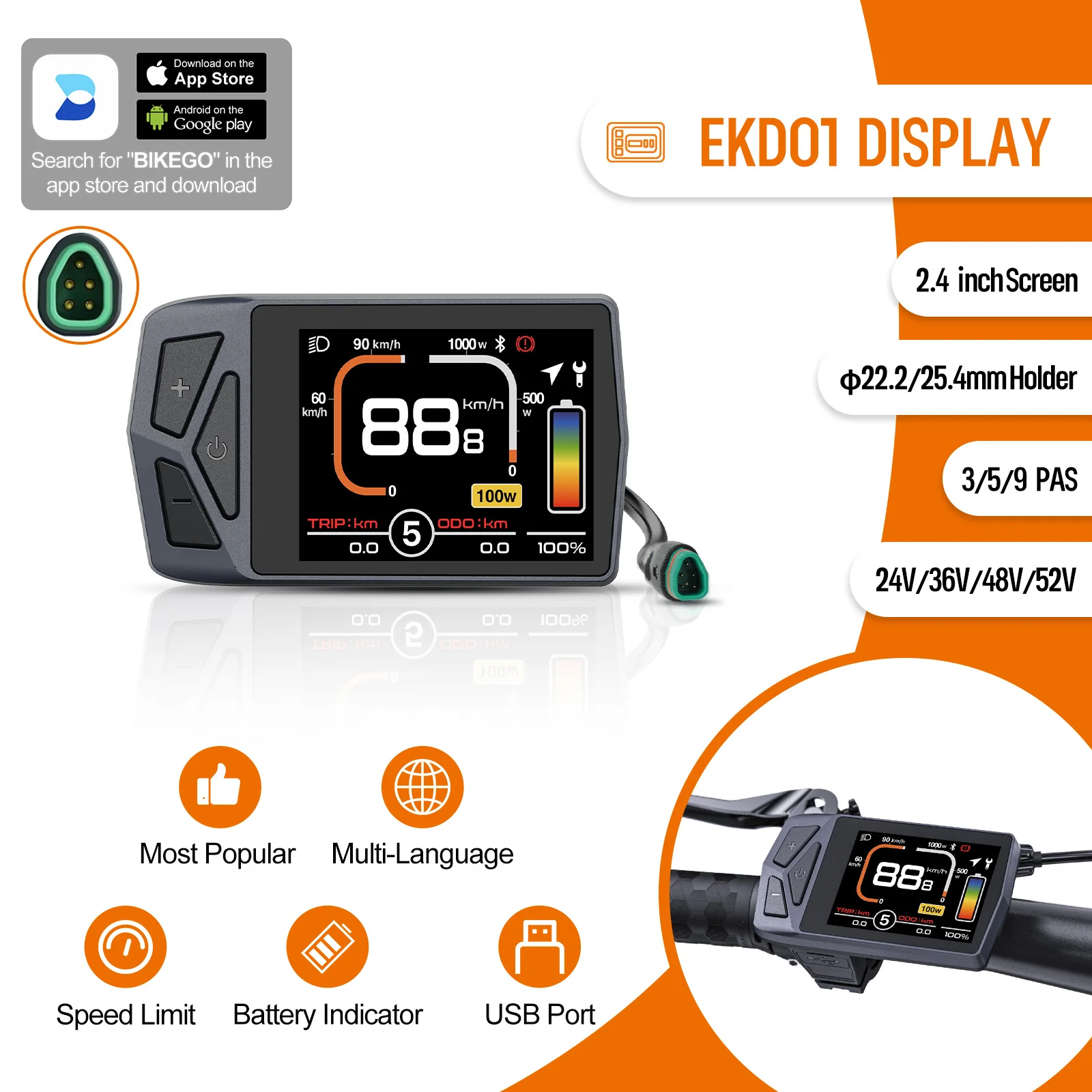 tonsheng EKD01: Il Display Bluetooth per Bici Elettriche con Supporto per Motore Bafang – Recensione Pratica e Test Reale