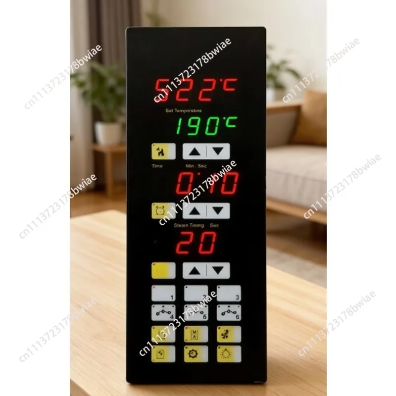Mk6771 smart oven control panel - large rotary knob temperature control panel - custom temperature control operation panel