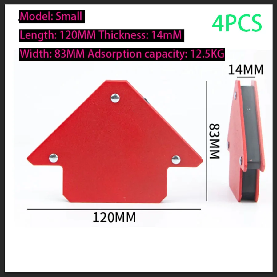 Strong magnetic welding locator, multi angle 90 degree right angled triangle ruler, welding magnet auxiliary tool, artifact