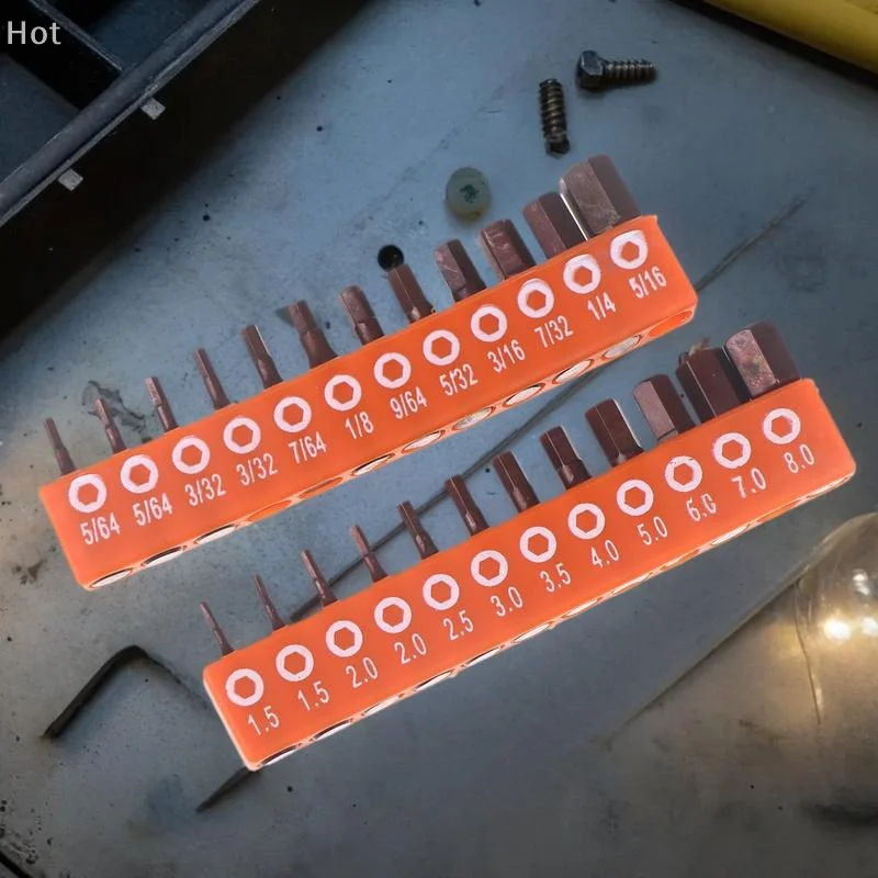 12/24 Pieces Hexagonal Screwdriver Bit Set, 25mm Hex Shank, Magnetic Safety Screwdriver Bit With Storage Strip