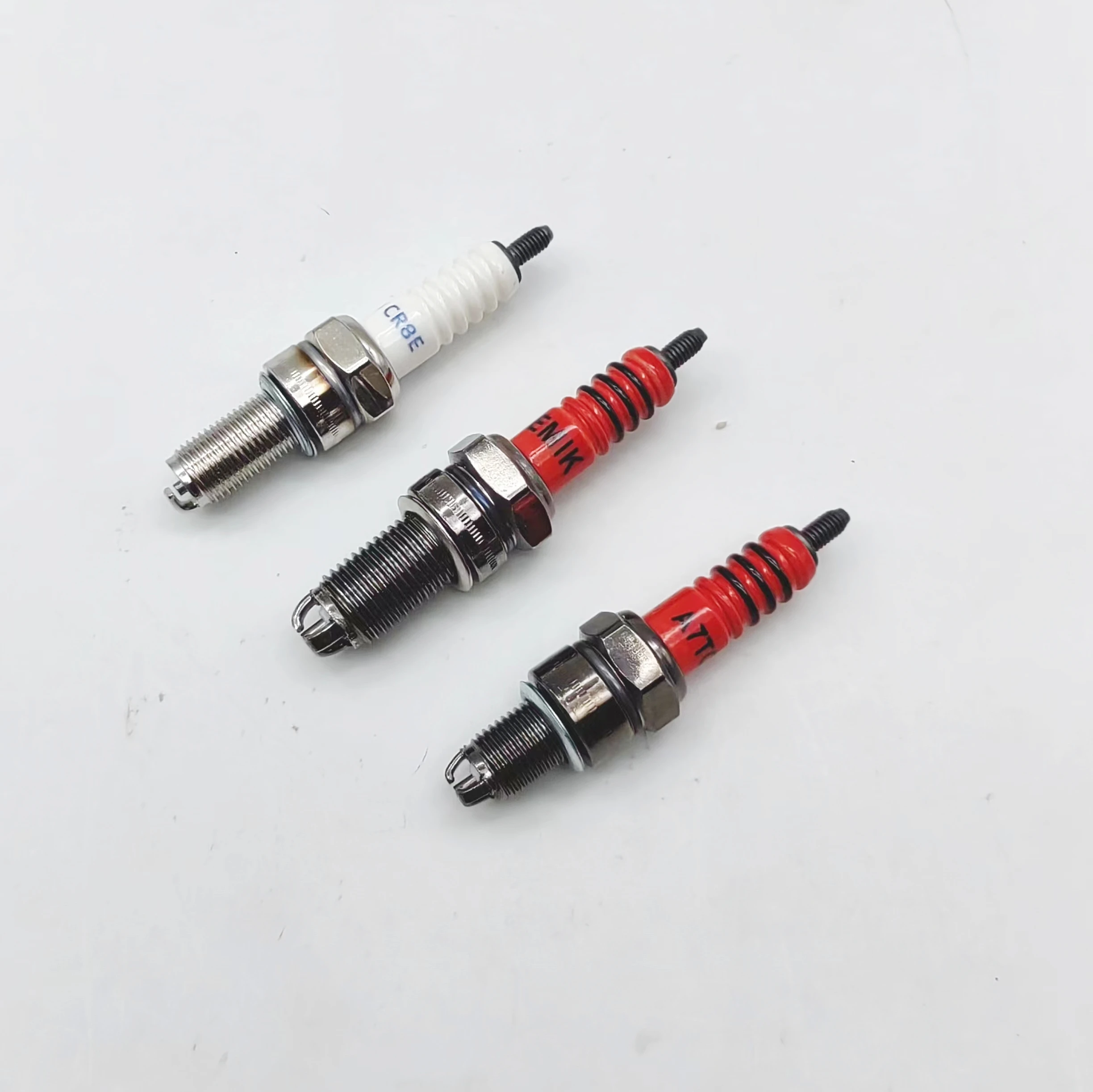 Universal Racing 3 Electrode Motorcycle Spark Plug A7TC  CR8E D8TC For 50cc 110cc 125cc 150cc Atv Scooter