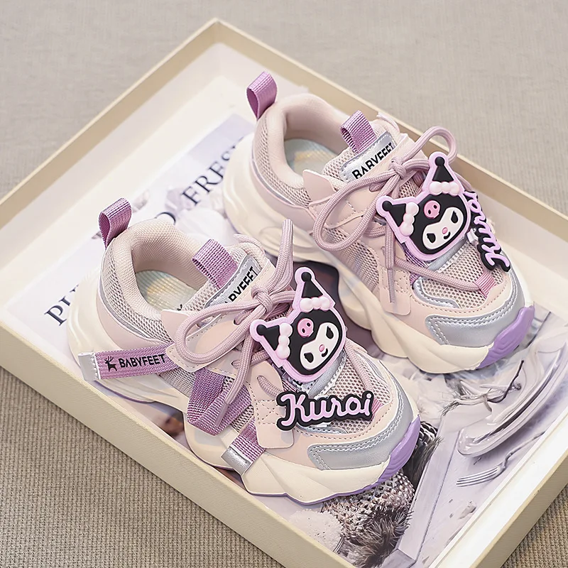 

Sanrio Girls' Shoes My Melody Leisure Sports Shoes Kuromi Girl Spring and Autumn Trendy Shoes Cute Cartoon Fashion Sweet Cartoon