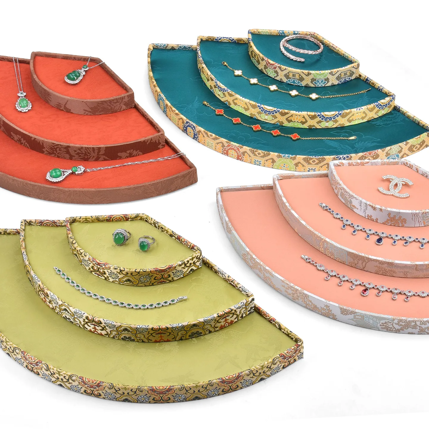 

Трапециевидный поднос, ступенчатая стойка для хранения браслетов, размещение очков, реквизит, стеллаж для демонстрации ювелирных изделий