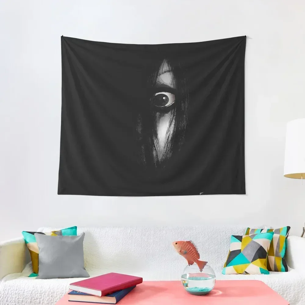 The Grudge Sketch Tapestry Home Decoration Accessories Nordic Home Decor Cute Decor Room Decor Cute Tapestry