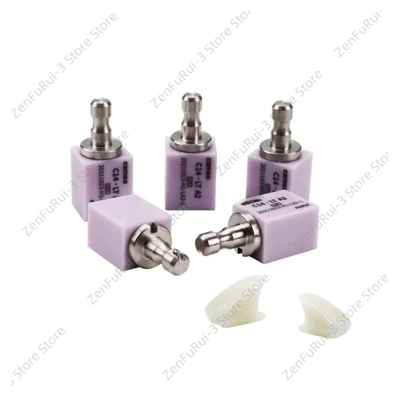 5Pcs Aidite Cameo C14 Lithium Disilicate Blocks, CAD/CAM Glass Ceramic Blocks, Dental Lab Translucent Dentistry Materials