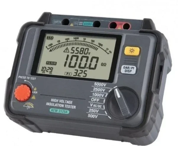 

Hot Sale 3125A High Voltage Insulation Resistance Meter 5kV In Stock