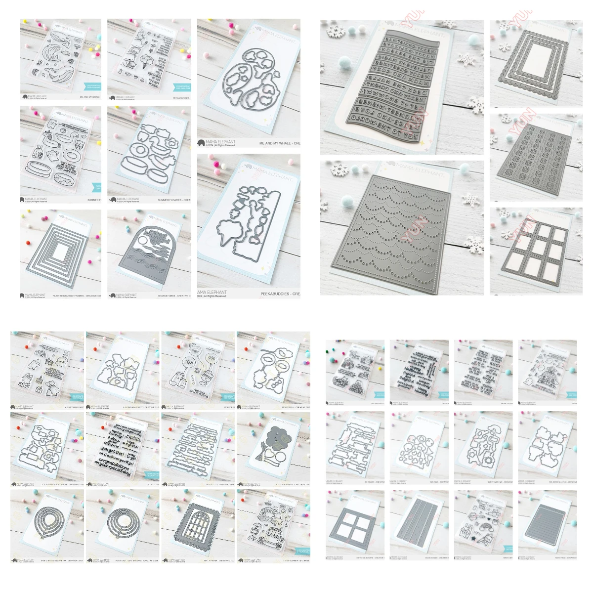 

2025 New Rectangle Frames Deliver Fall Fun Book Edges Creative Cuts Steel Dies DIY Scrapbook Card Stencils Paper Craft Cut Dies