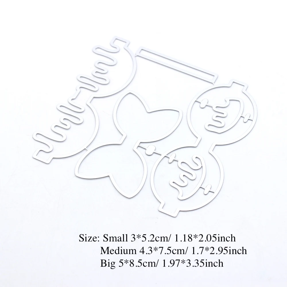 KSCRAFT Christmas Drippy Bow Metal Cutting Dies Stencils for DIY Scrapbooking Decorative Embossing DIY Paper Cards