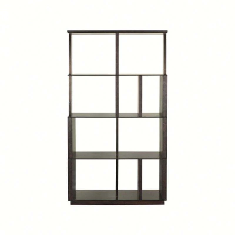 Z DU'S Modern Solid Wood Bookcase With 4 Storage Shelves, Spacious Capacity, Elegant Design And Premium MaterialsZ