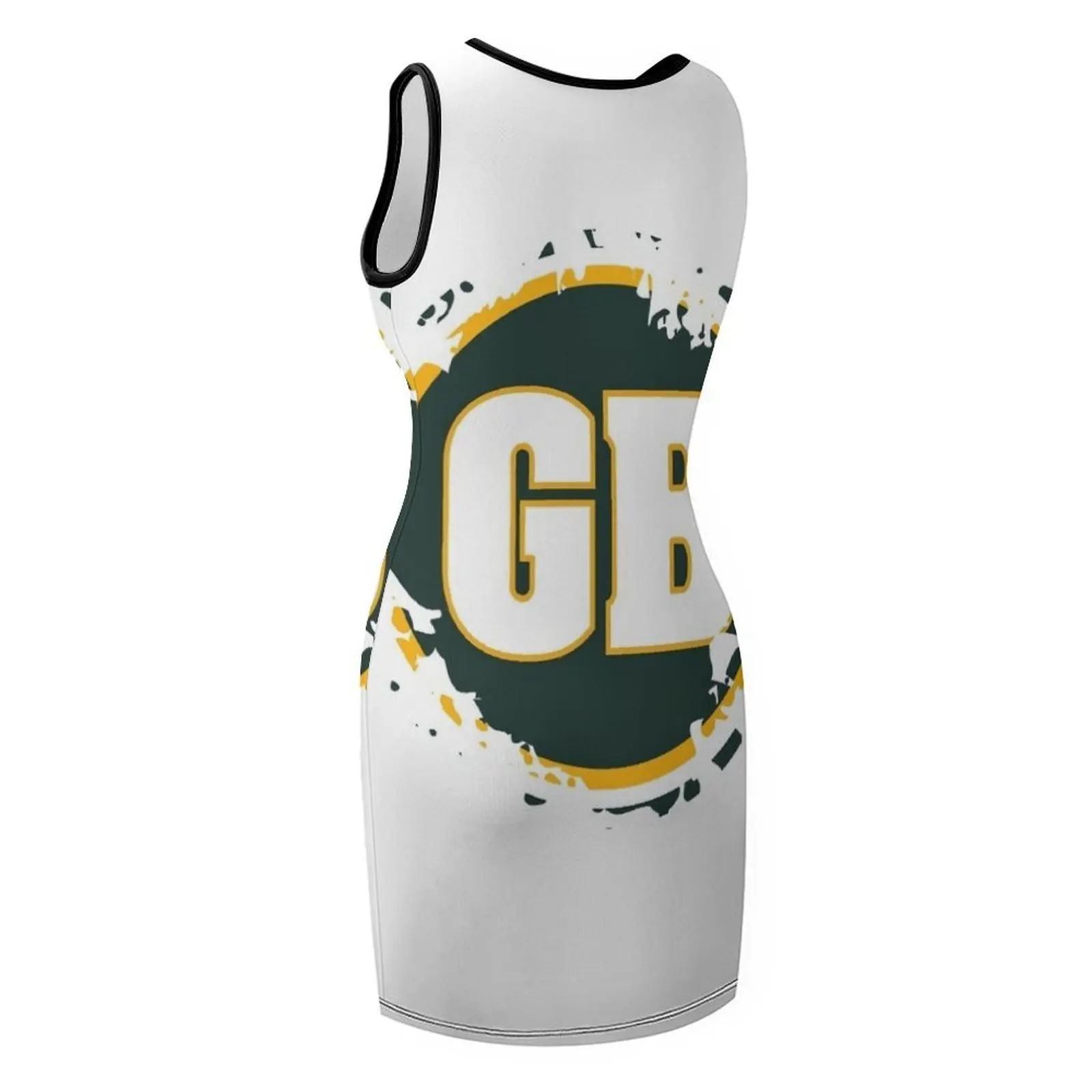 ชุดเดรสแขนกุดกรีนเบย์สำหรับงานพรอม ชุดเดรสผู้หญิง ฤดูร้อน 2025 ชุดเดรสผู้หญิง