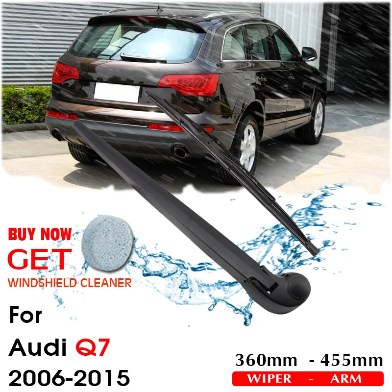 Car Wiper Blade Rear Back Window Windscreen Windshield Wipers For Audi Q7 Hatchback 360 mm 2006-2015 Auto Accessories