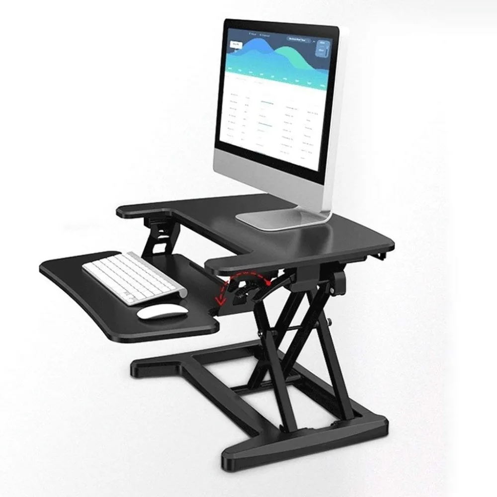 

Computer Desk - Office Lift Platform Small Down Office Desk Folding Heightening Lifting Computer Table Mobile Household Can Be R