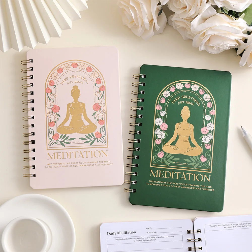 ๐ Meditation Journal for Spiritual Self-Discovery โ 96 Pages, A5 Hardcover 1