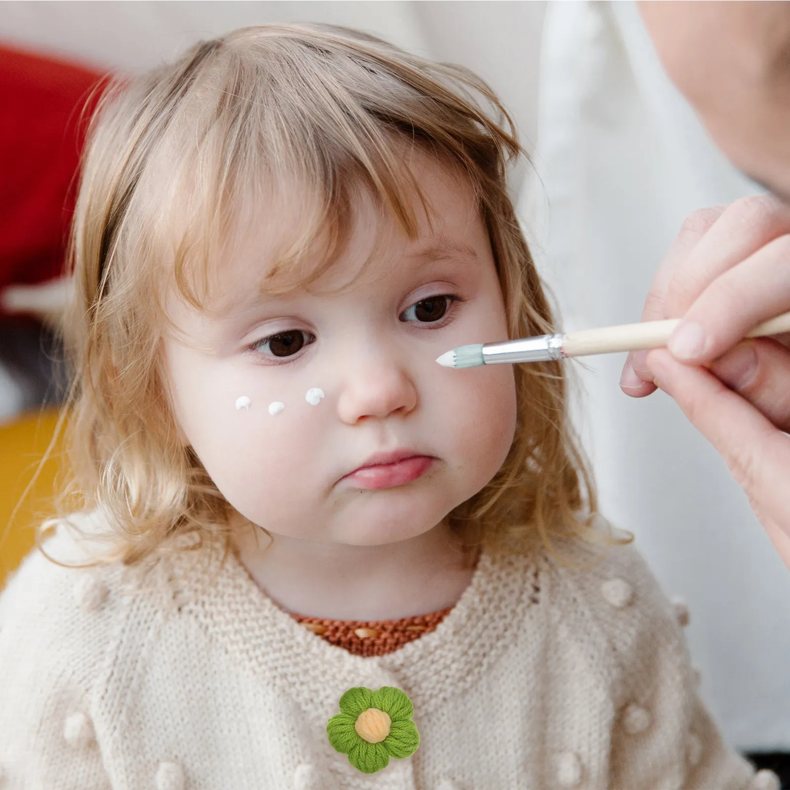 

10Pcs Flower Shaped Resin DIY Brooch Hairpin Headdress Accessories Handmade Decoration Supplies Craft Ornament