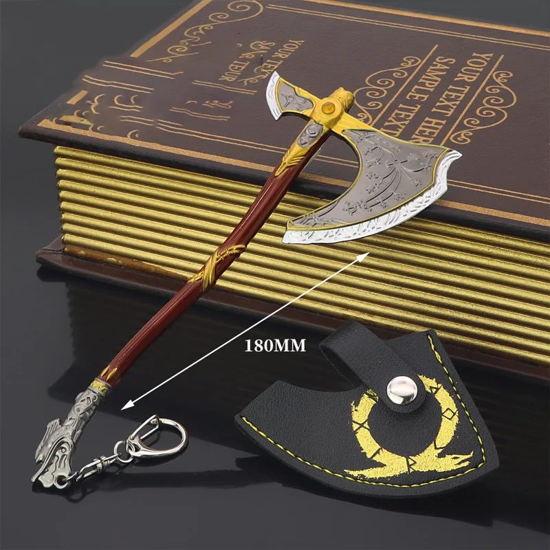 18 CM (7.08 inch) God of War Game Peripheral Axe Weapon model toys,  Leviathan Axe, metal blade, zinc alloy metal, non sharp