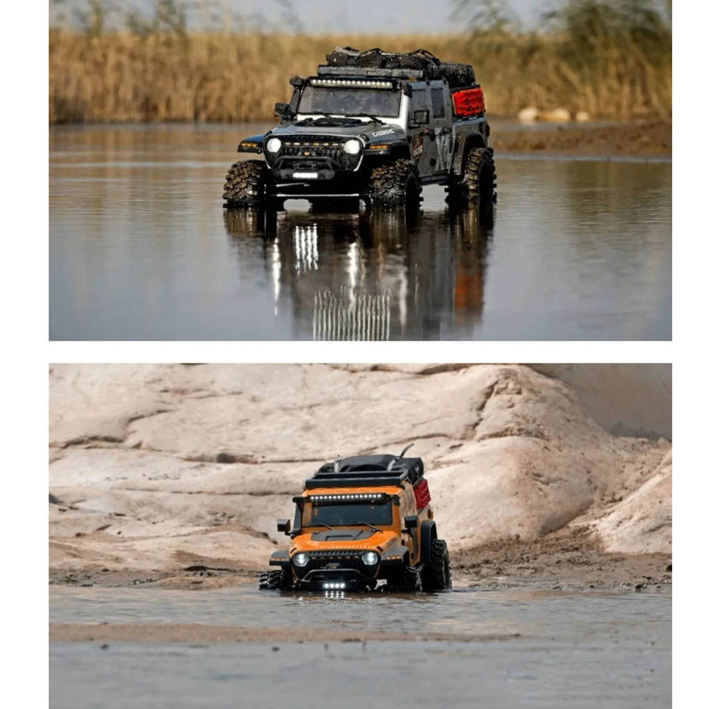 CROSSRC 1/8 Emo X4 Elektryczny Samochód Terenowy Zdalnie Sterowany, Pojazd Ratunkowy, 4WD, Z Silnikiem Szczotkowym/Bezszczotkowym/ARTR, Crawler, Samochód RC Off-road