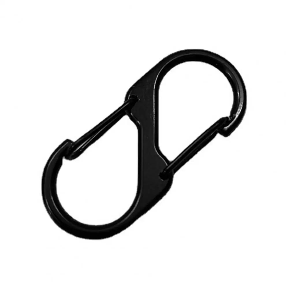 Camping Hook Portable Keychain Clips Small Alloy Snap Hooks for Camping Gear 30pcs S-shaped Carabiners Tiny Clip Attachments