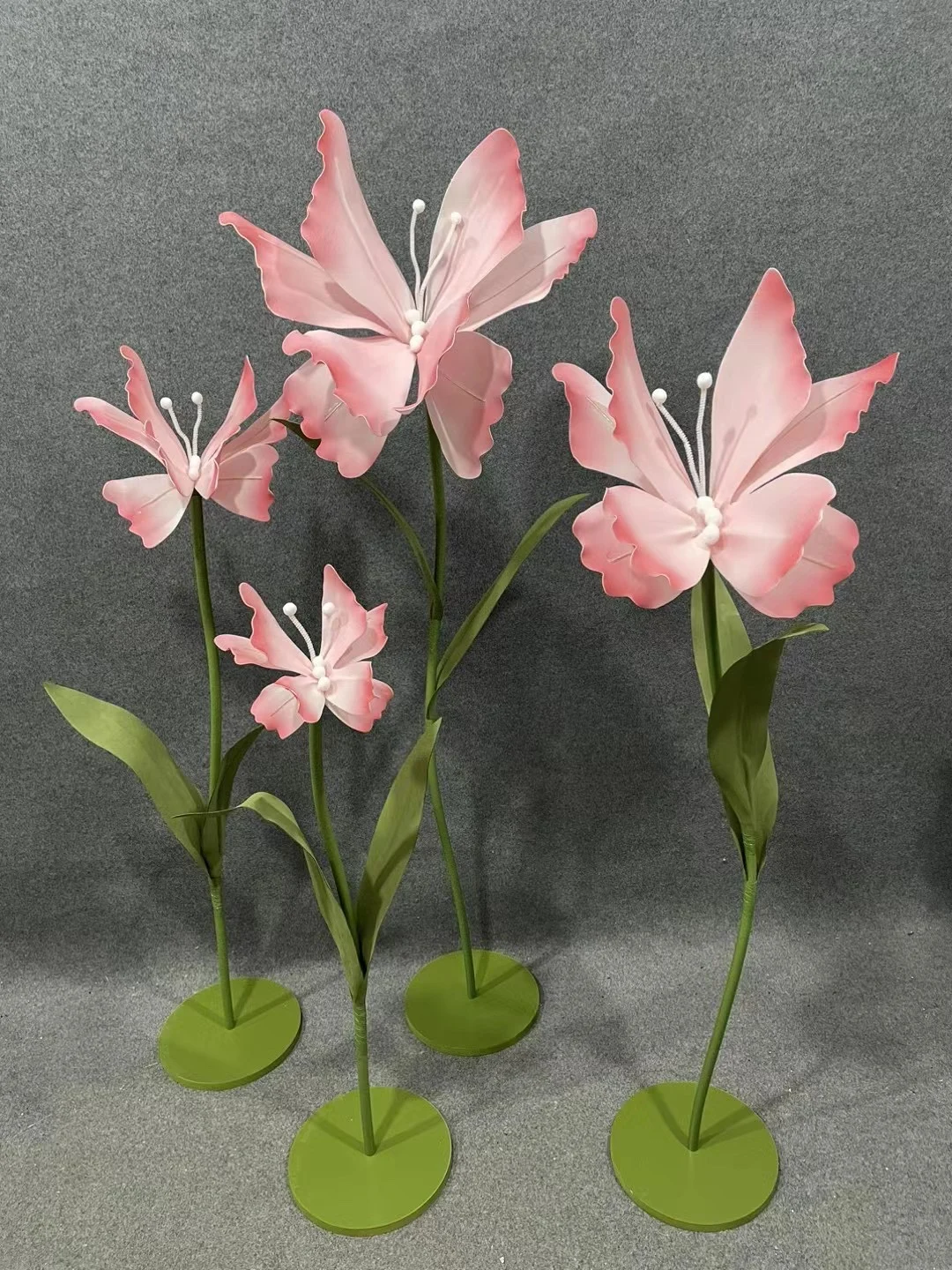 new-paper-art-butterfly-floral-wedding-scene-background-wall-decoration