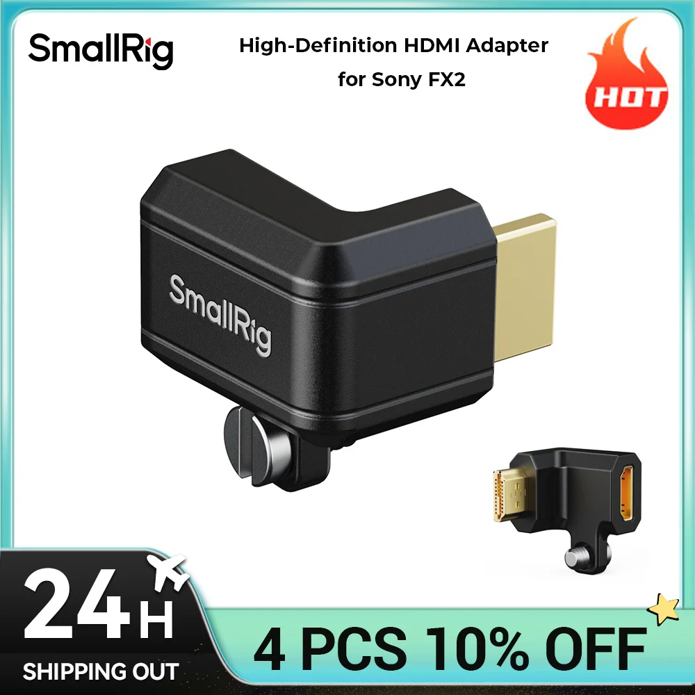

Адаптер высокой четкости SmallRig FX2 для HDMI для Sony FX2, установка без инструментов для бесшовной вертикальной съемки 5593