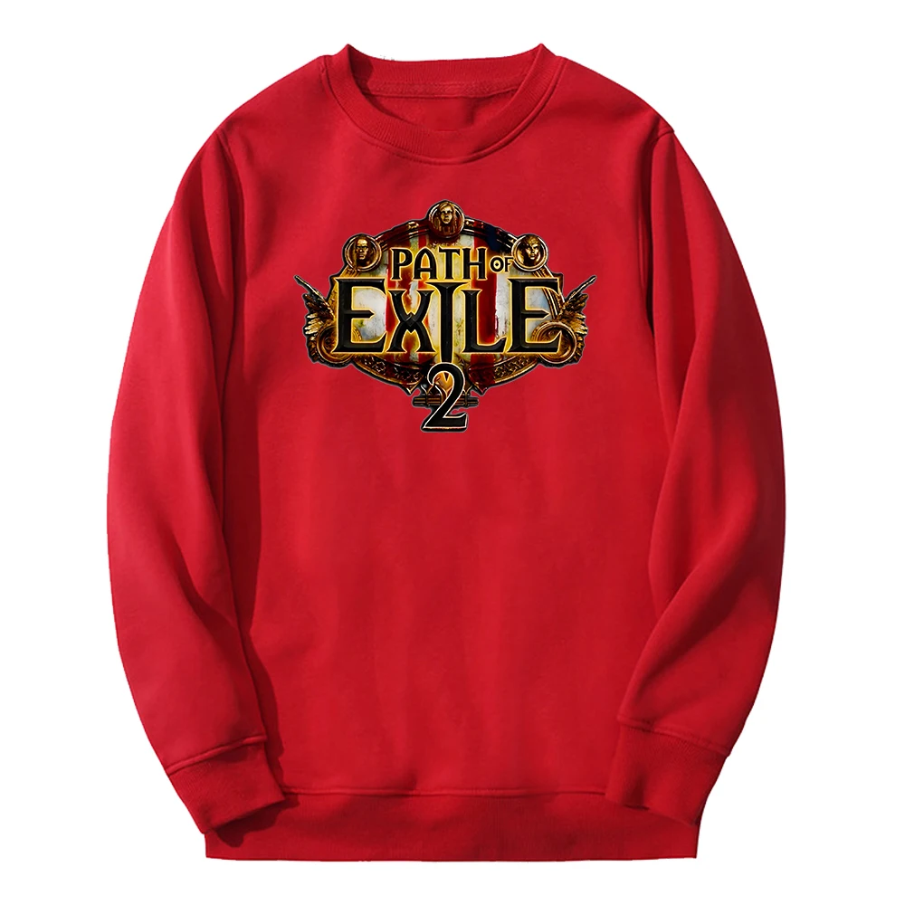 Path of Exile 2 Hot Game 2025 Crewneck Long Sleeve Streetwear Women Men Sweatshirt Cosplay Trendy Outfits