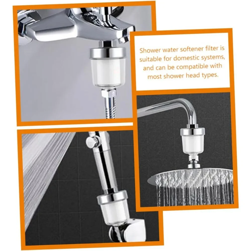 فلتر صنبور عالمي لاستحمام الحمام، طقم منقي مياه عالي الإخراج، عنصر منزلي من القطن PP