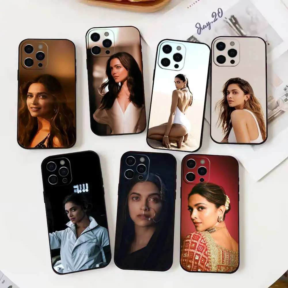 

Action Star Vibe D-Deepika P-Padukone Phone Case For iPhone 17, 16,15,14,13,12,11 X XR Plus,Others Soft Black Cover