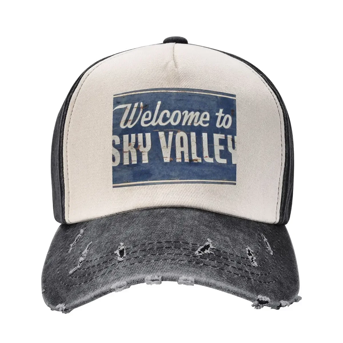 Welcome to Sky Valley Sign Baseball Cap foam party Hat custom Hat Hats Man Women's