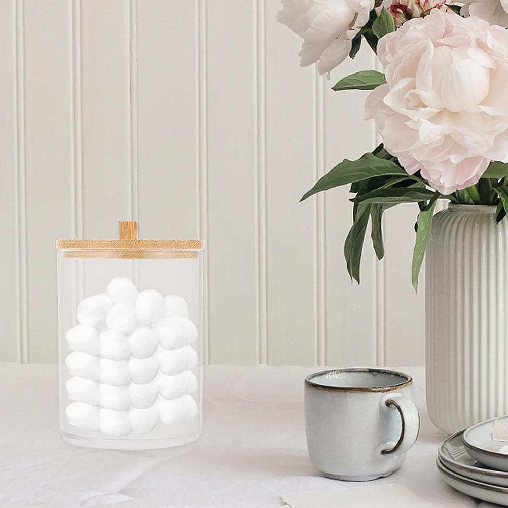 

Cotton Swab Holder Toothpick Box Compact Lightweight Desktop Storage Canisters Multi functional Practical Decorative
