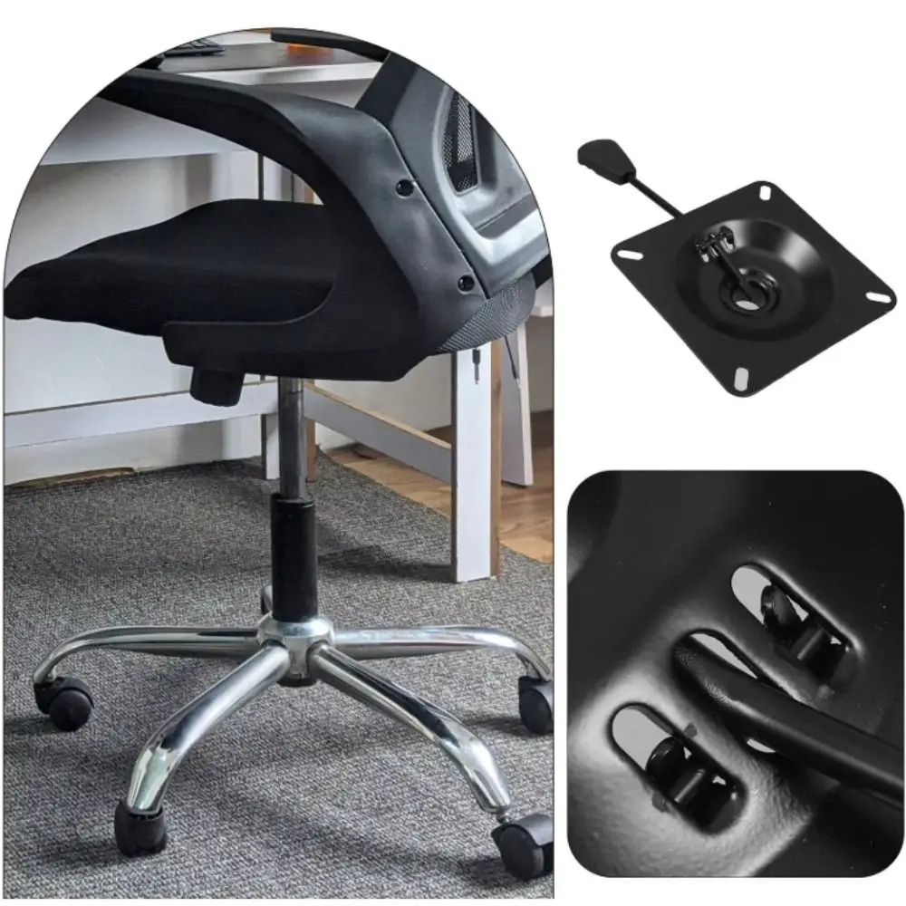 Heavy Duty Office Chair Base Base Plate Height Adjustment Tilt Base Lift Mechanism Stability Swivel Chair Base Desk Chair