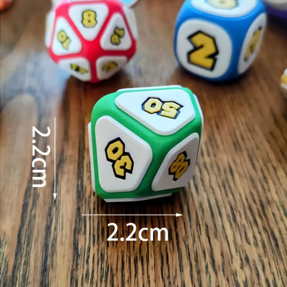 Mushroom Party Dice Board Games Dice Polyhedral Dice Role-Playing Game Dice Dice Set DND Cubes Dice Playing Card Games Dice Set