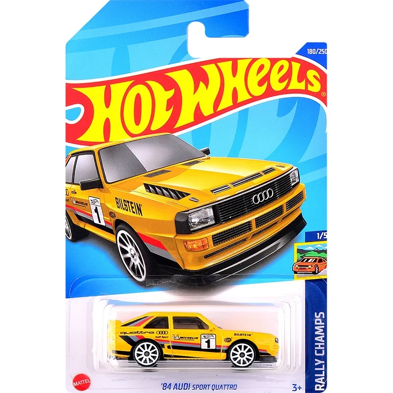 الأصلي الساخن عجلات سيارة 84 أودي سبورت كواترو لعب الأولاد 1/64 دييكاست المركبات سبيكة نموذج جمع هدية عيد ميلاد 2025P/C4982C #4