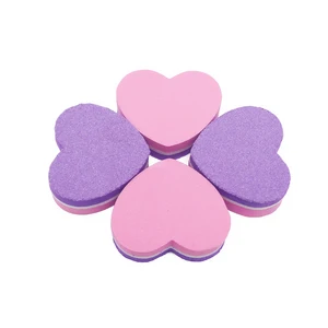 Doppelseitige Herznagelfeile, Pufferblock, Schwamm, Nagelversorgungen, professionelle Maniküreprodukte, Pink, Lila, 180, 240 Grit, 50pcs 8 Hauptschwammverkäufe Lima 240 - №7