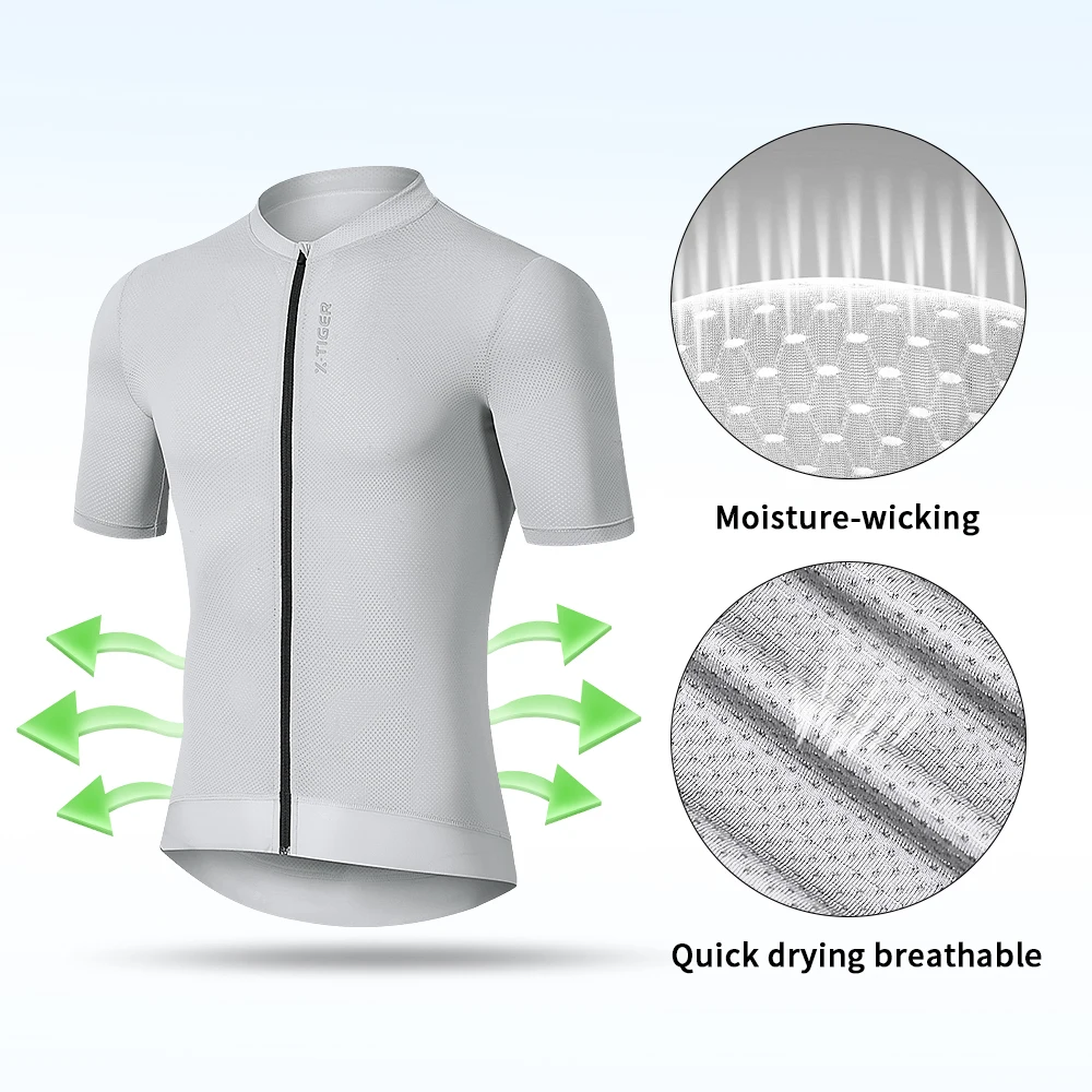 X-TIGER Cycling Jersey 2024 Fashion Women Cycling Jersey Man Bike Jersey High Quality Breathable Cycling Shirt Summer Style
