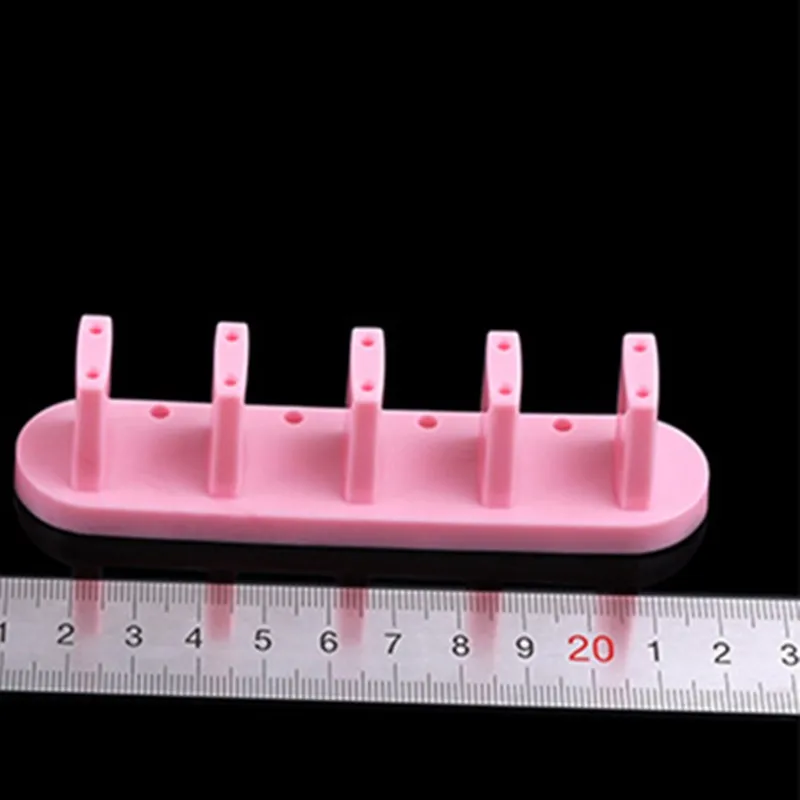 3pcs Nail Art Practice Display Practice Rack Tip Holder smalto Gel UV rimovibile che mostra ripiano Manicure Press su strumenti per unghie finte