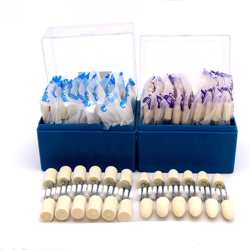 5 個のウールフェルトマウント研磨バフホイール 2.35/3mm シャンク ドリルロータリーツール用