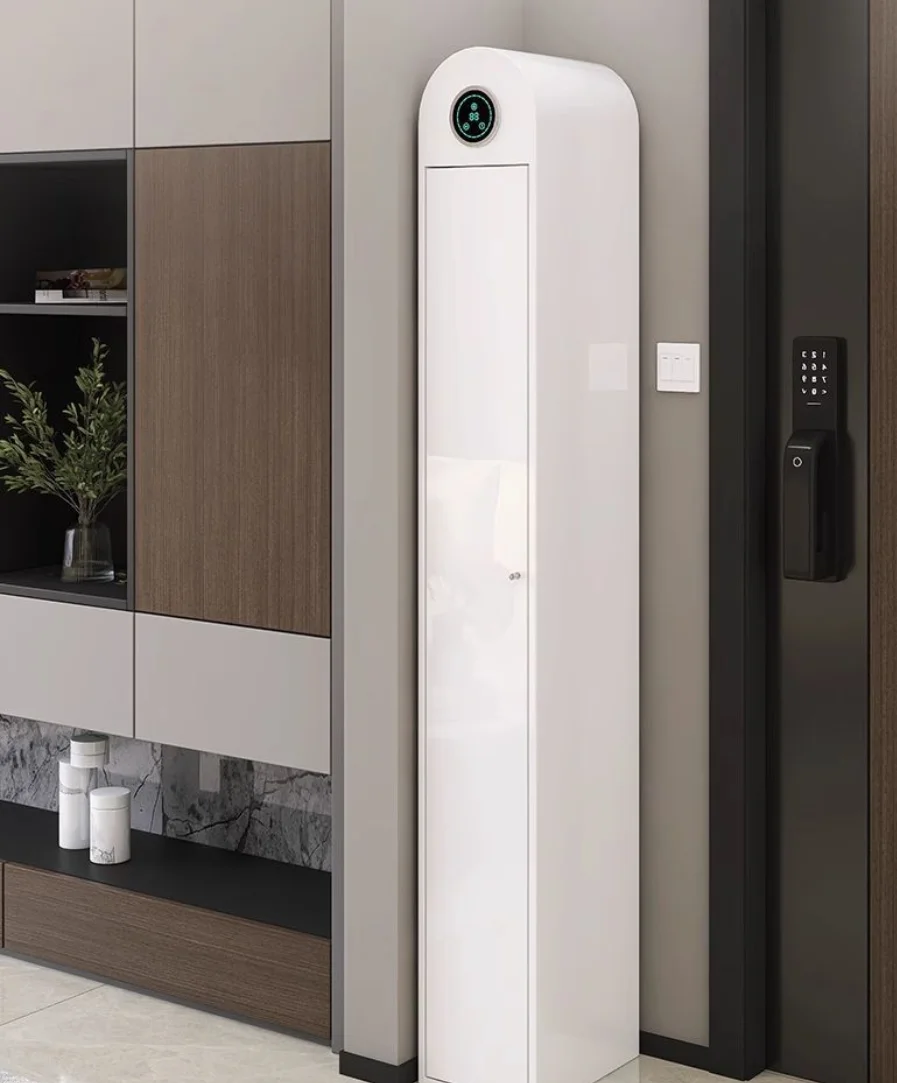 #Smart Disinfection Modern Home Furniture Shoe Cabinet Ultra-Narrow Gap High-End Steel Shoe Rack
