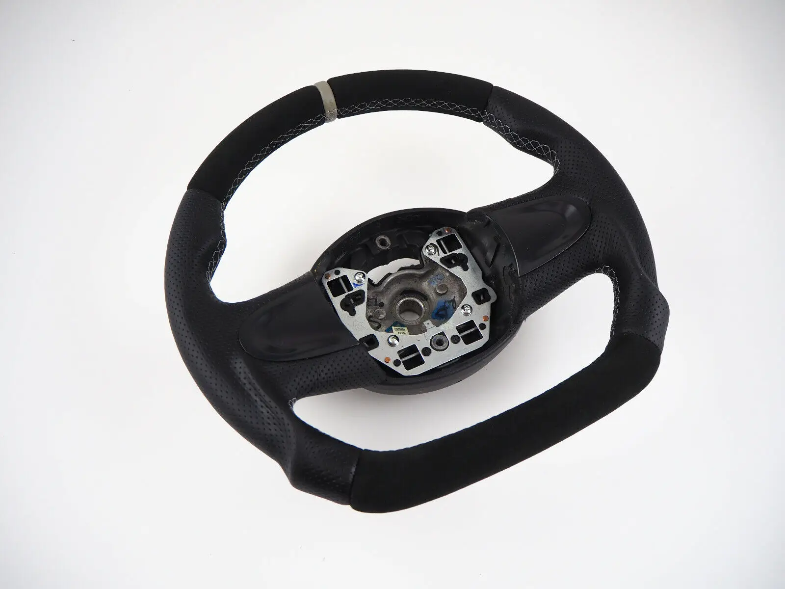 Alcantara Flat bottom Steering wheel For BMW MINI Cooper S One R56 R57 R58