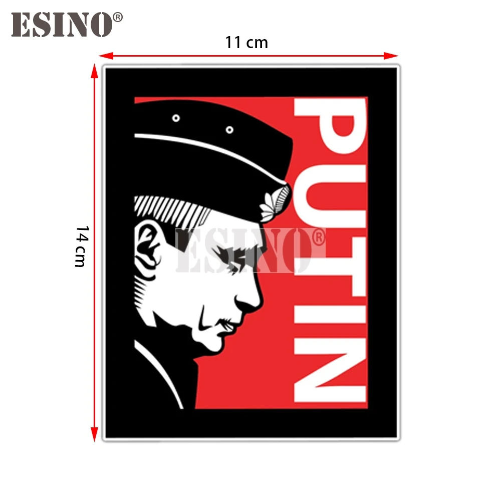 Car Styling Funny President of Russia Mr Vladimir Putin Decal Cartoon PVC  Waterproof Car Body Sticker Pattern Vinyl